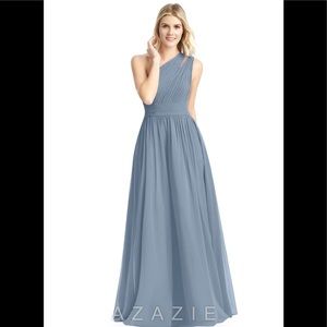 Azazie Molly Dress in Dusty Blue